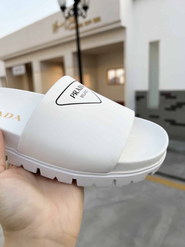 Prada Slide Sandals White For Women 1.4in/35mm PRD 2X3060_A21_F0009