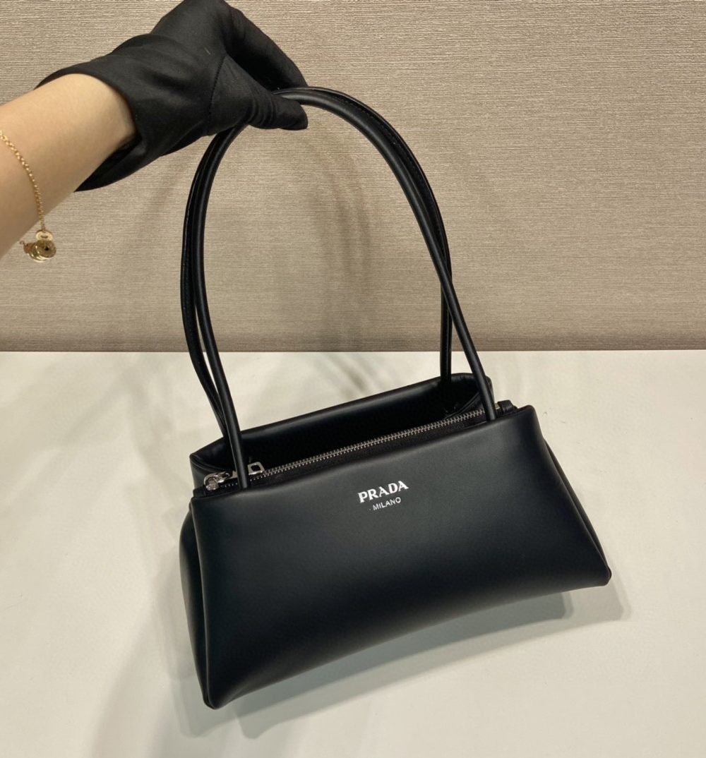 Prada Small Bag Black For Women, Women's Bags 9.8in/25cm 1BA368_2DDJ_F0002_V_OOO