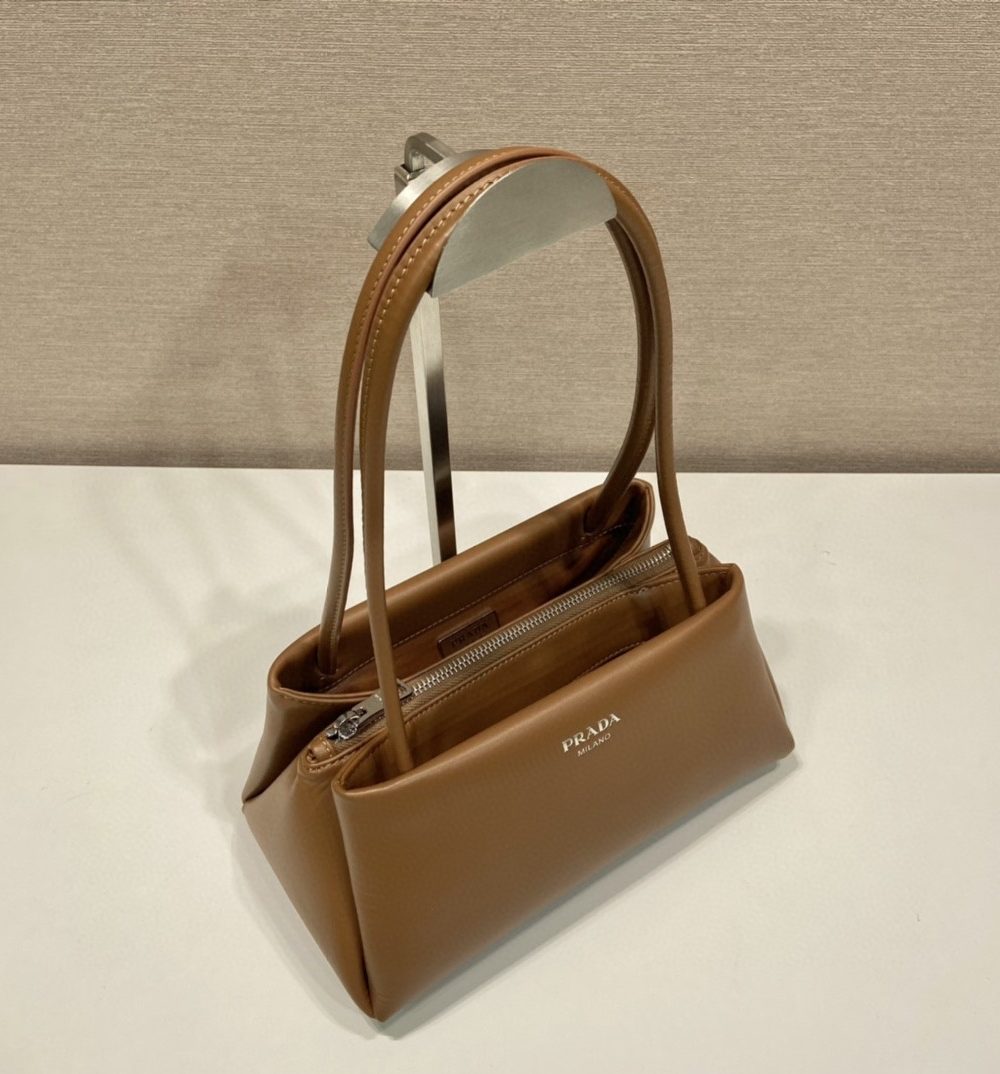 Prada Small Bag Brown For Women, Women's Bags 9.8in/25cm