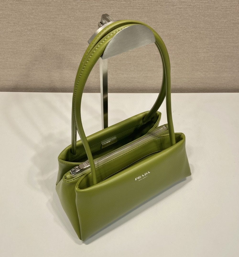 Prada Small Bag Green For Women, Women's Bags 9.8in/25cm