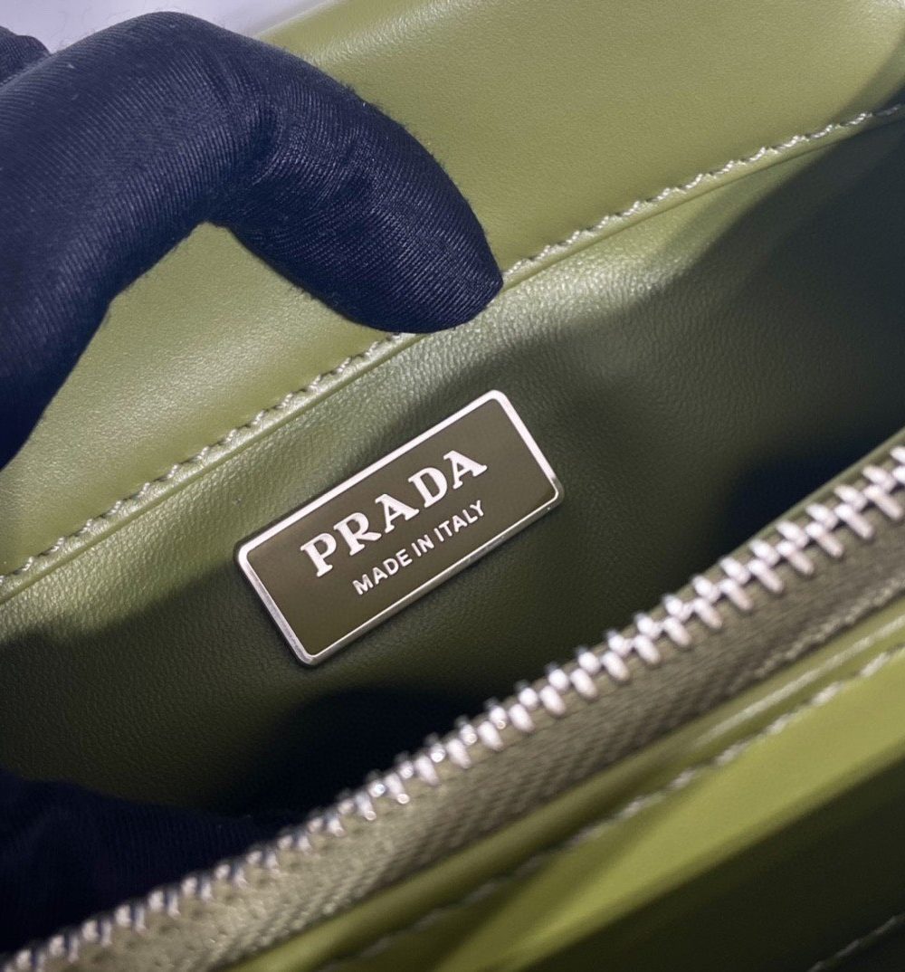 Prada Small Bag Green For Women, Women's Bags 9.8in/25cm