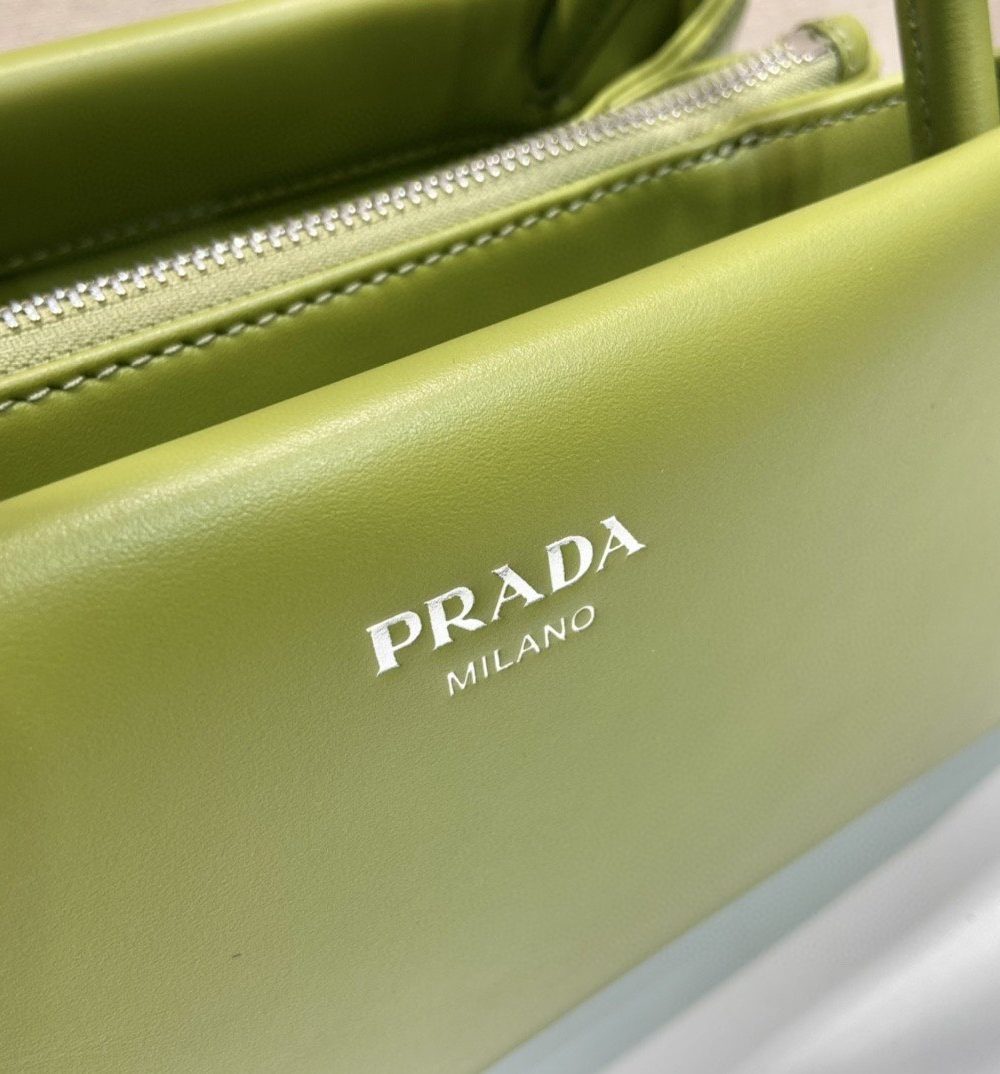 Prada Small Bag Green For Women, Women's Bags 9.8in/25cm