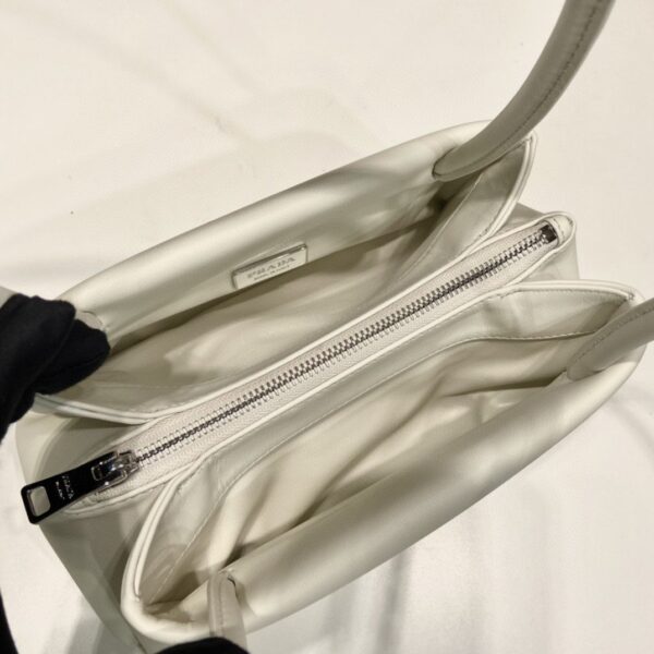 Prada Small Bag White For Women, Women's Bags 9.8in/25cm 1BA368_2DDJ_F0009_V_OOO