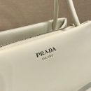 Prada Small Bag White For Women, Women's Bags 9.8in/25cm 1BA368_2DDJ_F0009_V_OOO