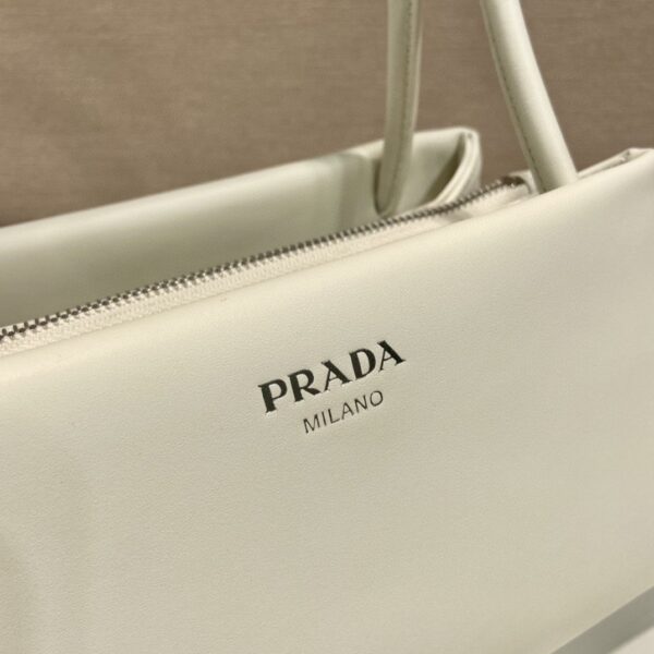 Prada Small Bag White For Women, Women's Bags 9.8in/25cm 1BA368_2DDJ_F0009_V_OOO
