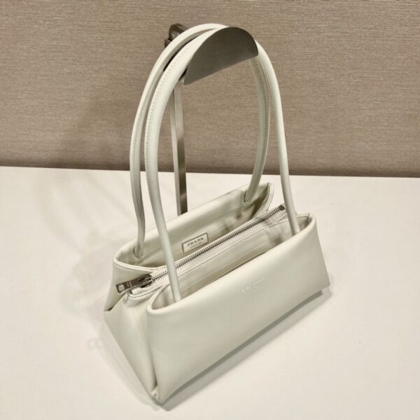 Prada Small Bag White For Women, Women's Bags 9.8in/25cm 1BA368_2DDJ_F0009_V_OOO