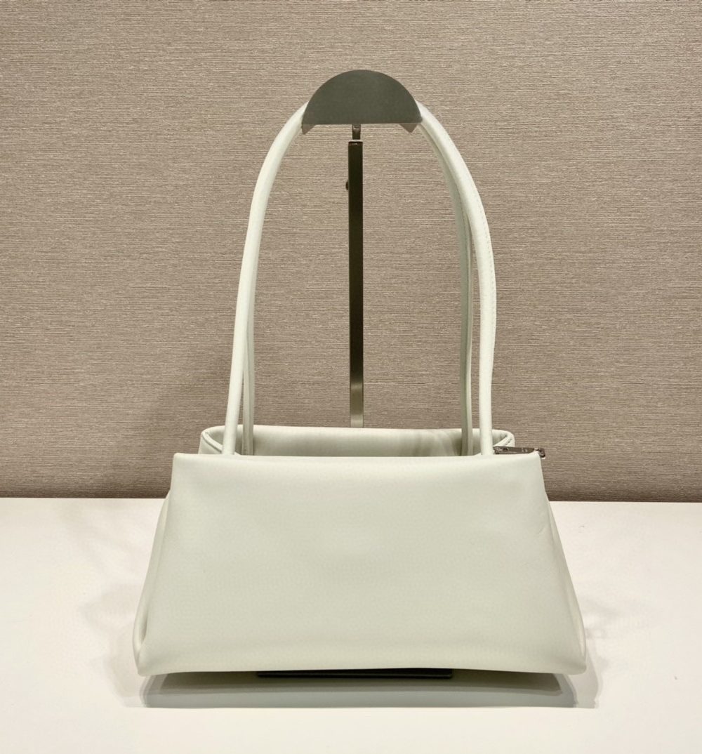 Prada Small Bag White For Women, Women's Bags 9.8in/25cm 1BA368_2DDJ_F0009_V_OOO