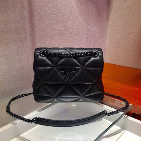 Prada Small Nappa Spectrum Bag Black For Women, Women's Bags 8.6in/22cm 1BD233_WDF0_F0ES9_V_OOO