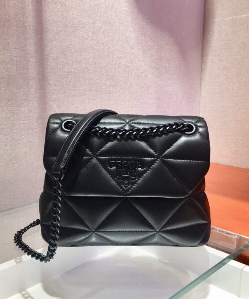 Prada Small Nappa Spectrum Bag Black For Women, Women's Bags 8.6in/22cm 1BD233_WDF0_F0ES9_V_OOO