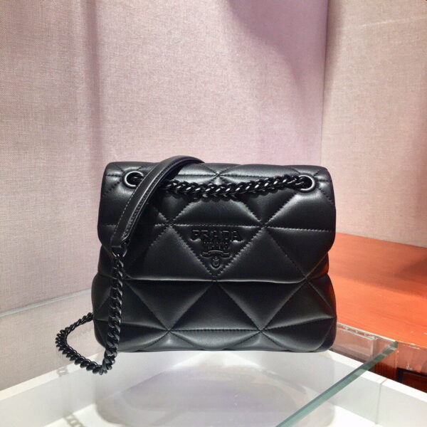 Prada Small Nappa Spectrum Bag Black For Women, Women's Bags 8.6in/22cm 1BD233_WDF0_F0ES9_V_OOO