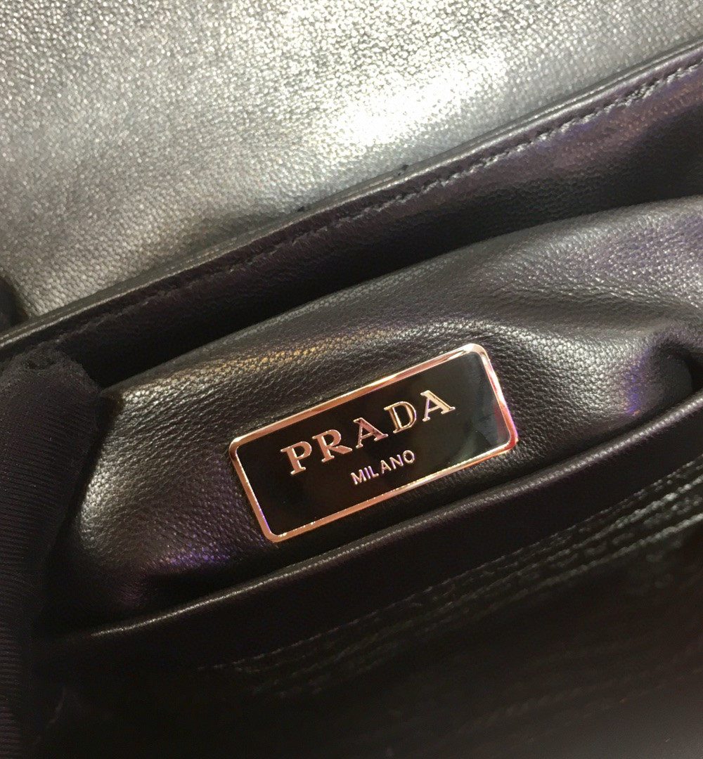 Prada Small Nappa Spectrum Bag Black For Women, Women's Bags 8.6in/22cm 1BD233_WDF0_F0ES9_V_OOO