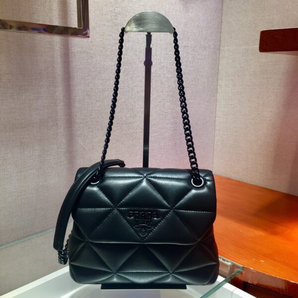 Prada Small Nappa Spectrum Bag Black For Women, Women's Bags 8.6in/22cm 1BD233_WDF0_F0ES9_V_OOO