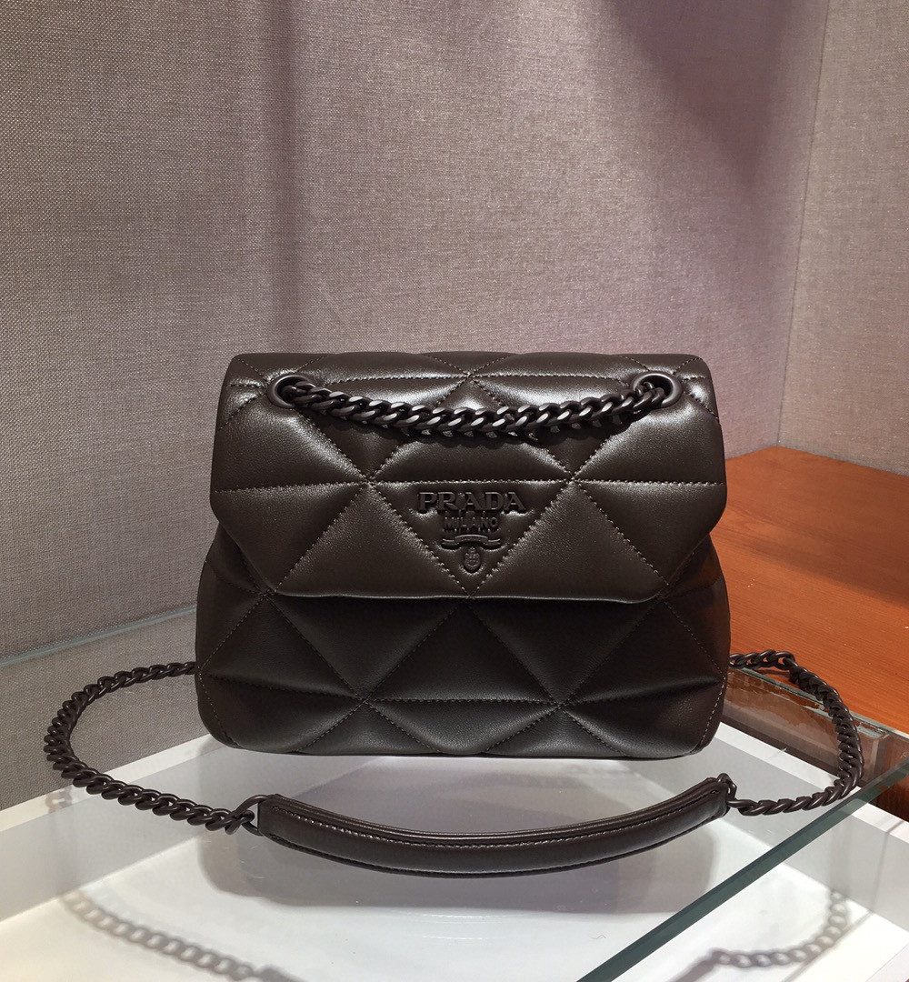 Prada Small Nappa Spectrum Bag Brown For Women, Women's Bags 8.6in/22cm