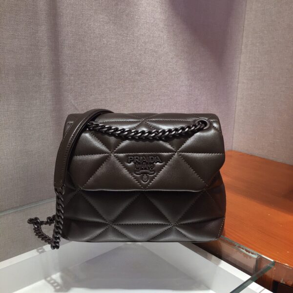 Prada Small Nappa Spectrum Bag Brown For Women, Women's Bags 8.6in/22cm