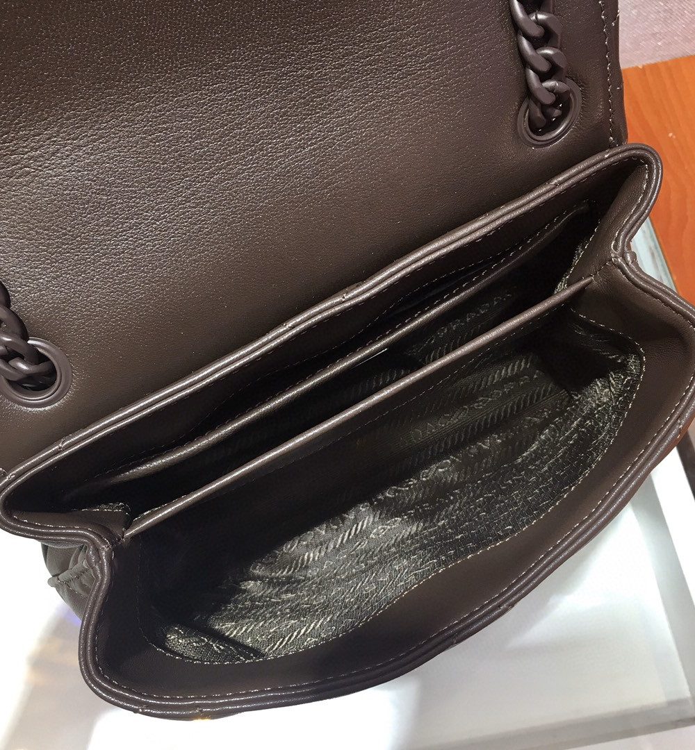 Prada Small Nappa Spectrum Bag Brown For Women, Women's Bags 8.6in/22cm