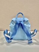 Prada Small Re-Nylon Backpack Blue For Women, Women's Bags 11in/28cm 1BZ677_RV44_F0076_V_OOO