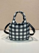 Prada Soft Padded Re-Nylon Mini-Bag White For Women 7.1in/18cm