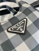 Prada Soft Padded Re-Nylon Mini-Bag White For Women 7.1in/18cm