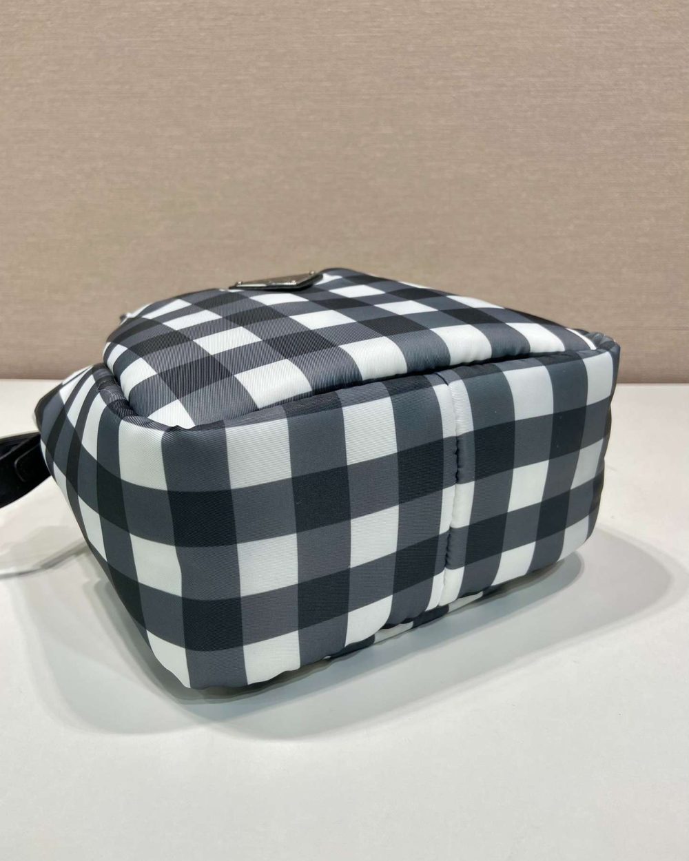 Prada Soft Padded Re-Nylon Mini-Bag White For Women 7.1in/18cm