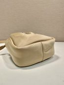 Prada Soft Padded Re-Nylon Mini-Bag White/Pink/Beige For Women 7.1in/18cm 1BA359_RCCJ_F0009_V_OVM
