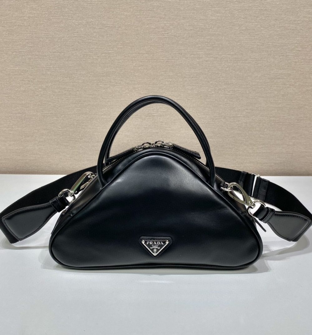Prada Triangle Bag Black For Women, Women's Bags 9.8in/25cm 1BB082_2BYA_F0002_V_NEO