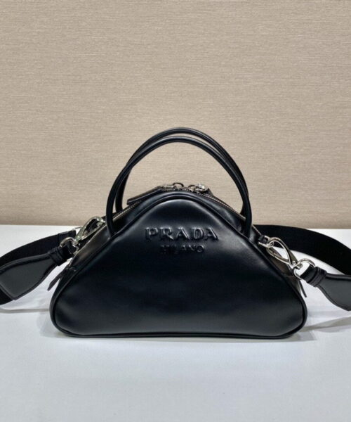 Prada Triangle Bag Black For Women, Women's Bags 9.8in/25cm 1BB082_2BYA_F0002_V_NEO