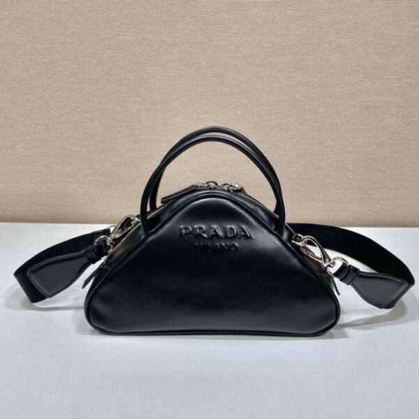 Prada Triangle Bag Black For Women, Women's Bags 9.8in/25cm 1BB082_2BYA_F0002_V_NEO