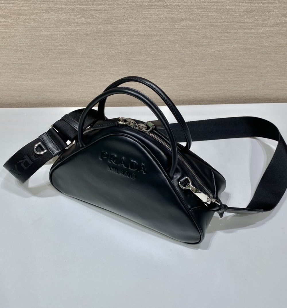 Prada Triangle Bag Black For Women, Women's Bags 9.8in/25cm 1BB082_2BYA_F0002_V_NEO