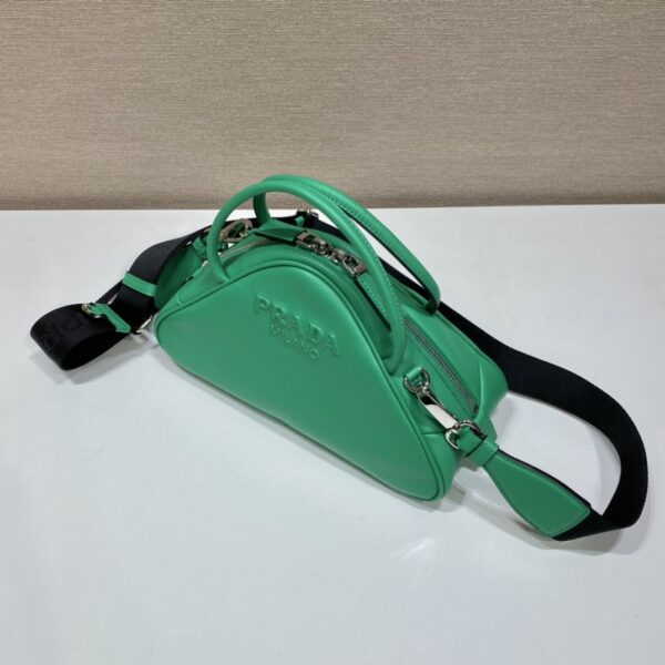 Prada Triangle Bag Green For Women, Women's Bags 9.8in/25cm 1BB082_2BYA_F0458_V_NEO