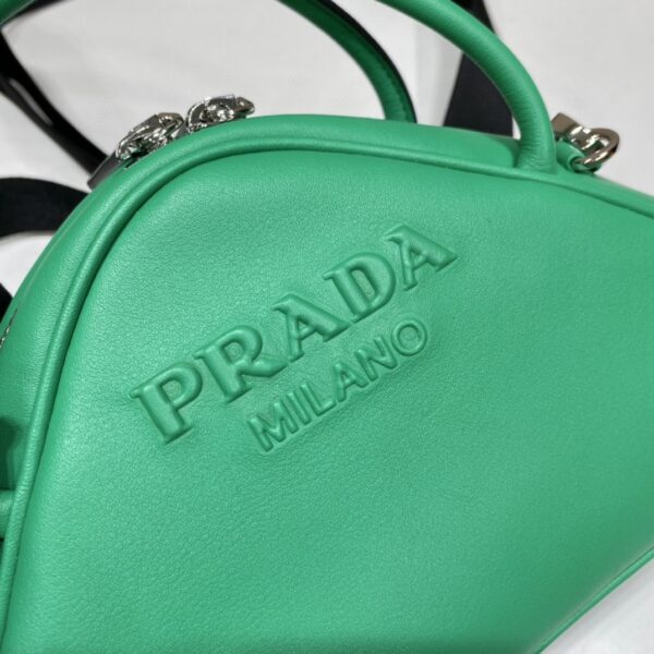 Prada Triangle Bag Green For Women, Women's Bags 9.8in/25cm 1BB082_2BYA_F0458_V_NEO
