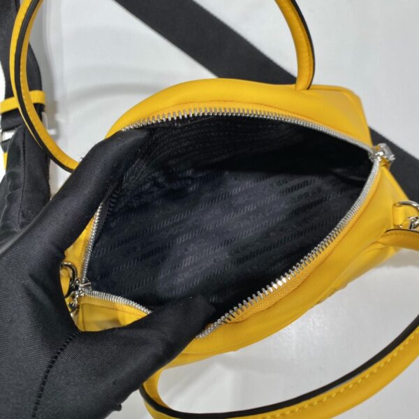 Prada Triangle Bag Yellow For Women, Women's Bags 9.8in/25cm 1BB082_2BYA_F0377_V_NEO