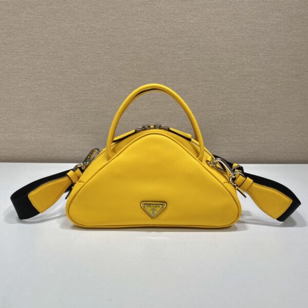 Prada Triangle Bag Yellow For Women, Women's Bags 9.8in/25cm 1BB082_2BYA_F0377_V_NEO