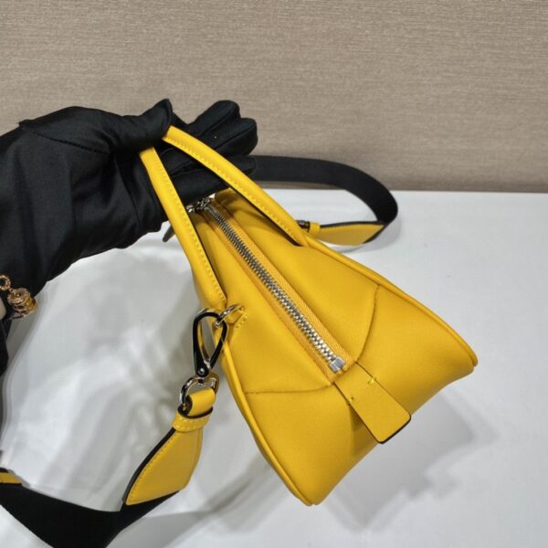 Prada Triangle Bag Yellow For Women, Women's Bags 9.8in/25cm 1BB082_2BYA_F0377_V_NEO