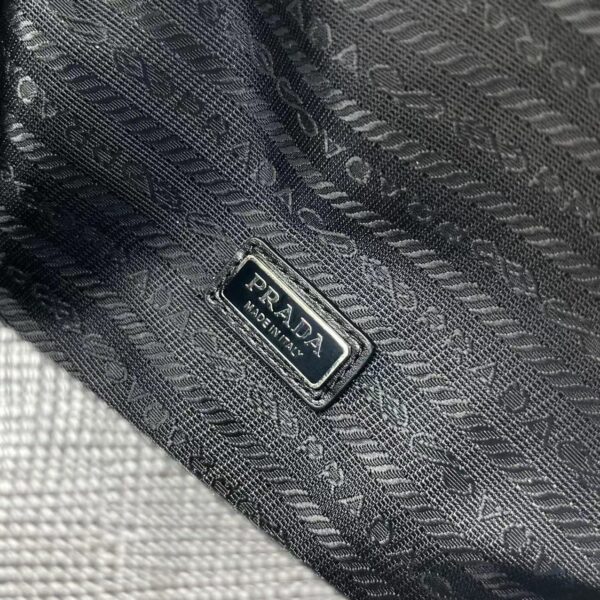 Prada Triangle Mini Bag Black For Women, Women's Bags 9.8in/25cm
