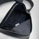 Prada Triangle Mini Bag Black For Women, Women's Bags 9.8in/25cm