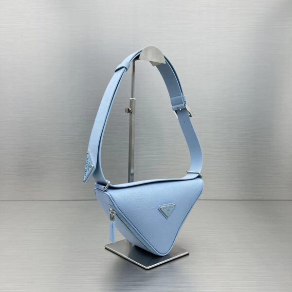 Prada Triangle Mini Bag Blue For Women, Women's Bags 9.8in/25cm
