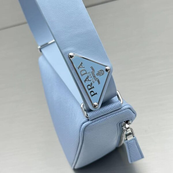 Prada Triangle Mini Bag Blue For Women, Women's Bags 9.8in/25cm