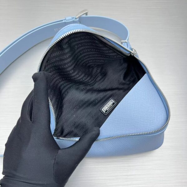 Prada Triangle Mini Bag Blue For Women, Women's Bags 9.8in/25cm