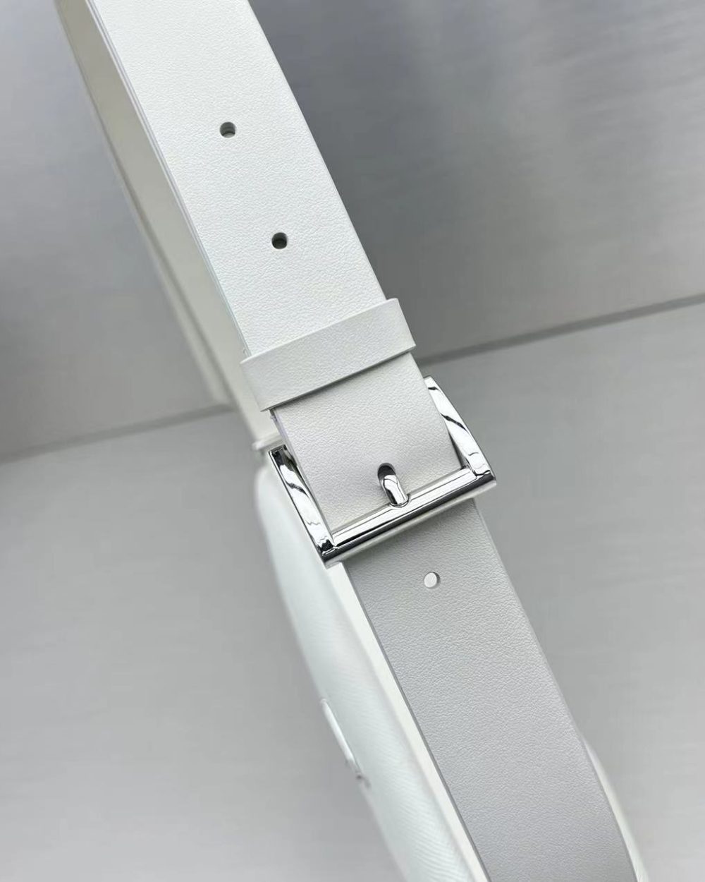 Prada Triangle Mini Bag White For Women, Women's Bags 9.8in/25cm