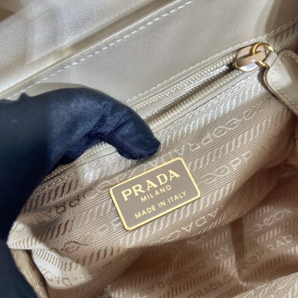 Prada Vintag Handle Bag Beige For Women, Women's Bags 8.2in/21cm