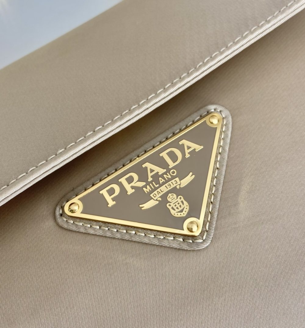 Prada Vintag Handle Bag Beige For Women, Women's Bags 8.2in/21cm