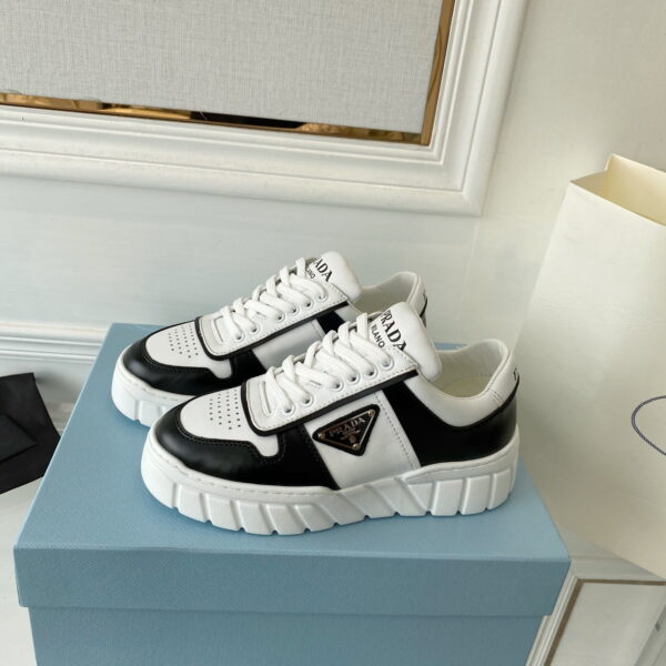 Prada Women's Gabardine Sneakers Black For Women LV