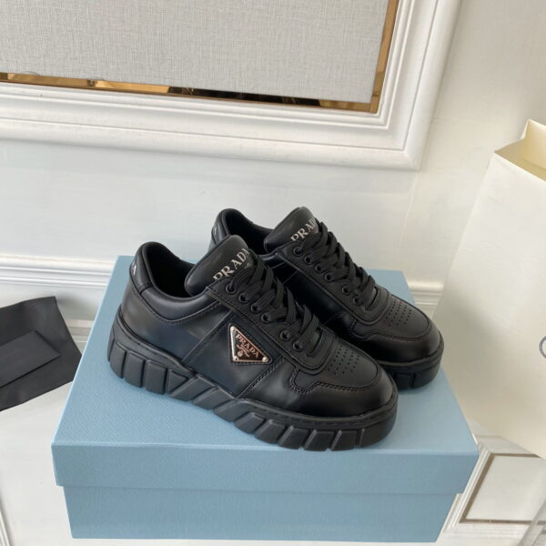 Prada Women's Gabardine Sneakers Black For Women LV