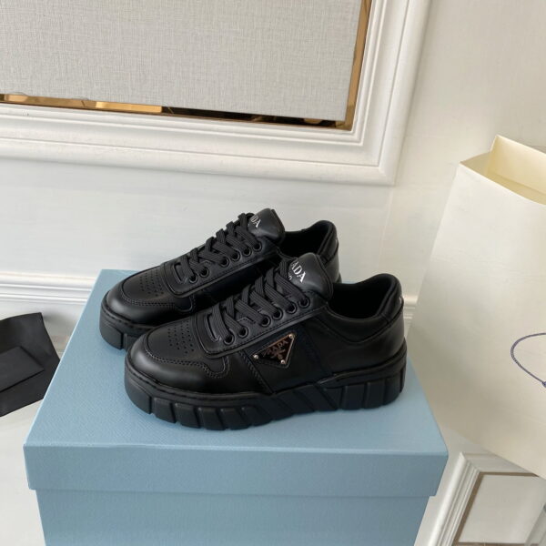 Prada Women's Gabardine Sneakers Black For Women LV