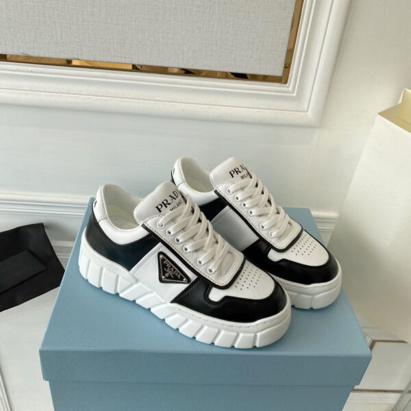 Prada Women's Gabardine Sneakers Black For Women LV