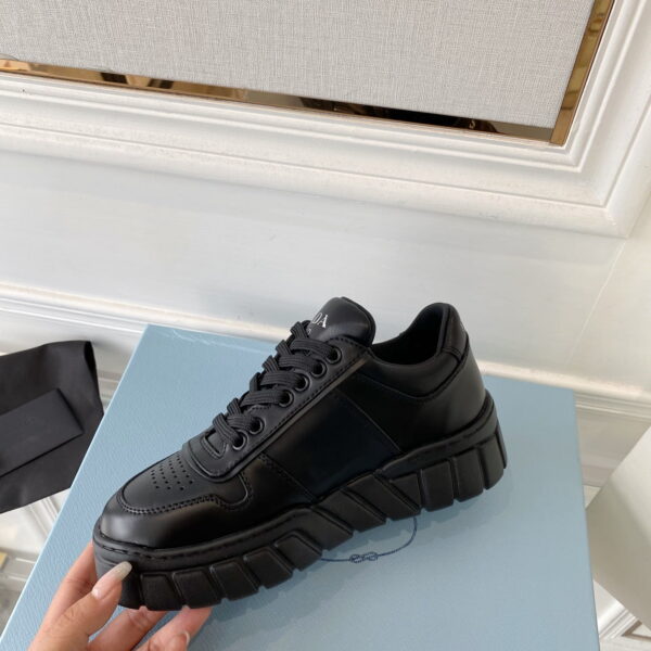 Prada Women's Gabardine Sneakers Black For Women LV