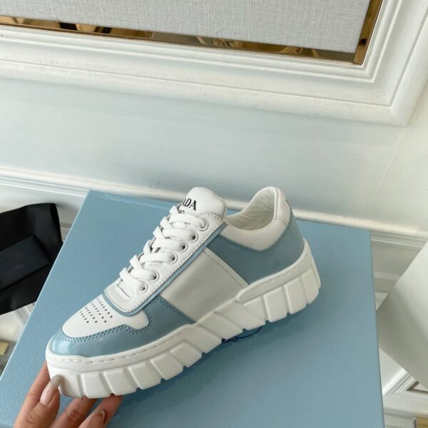 Prada Women's Gabardine Sneakers Blue For Women LV