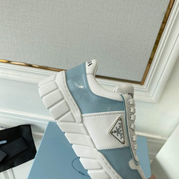 Prada Women's Gabardine Sneakers Blue For Women LV