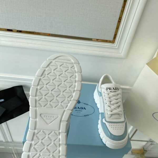 Prada Women's Gabardine Sneakers Blue For Women LV
