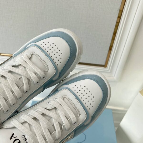 Prada Women's Gabardine Sneakers Blue For Women LV